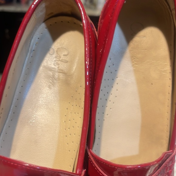 Cole Haan Patent Leather Loafers 9 Red - Picture 17 of 17